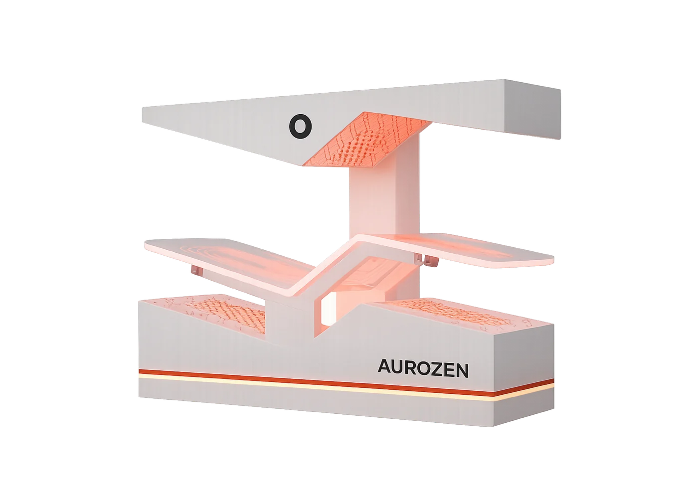 AUROZEN light therapy pod concept render